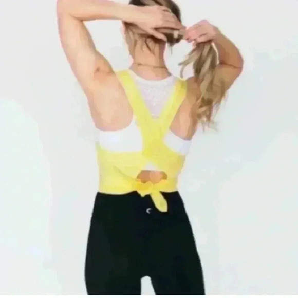 ZYIA YELLOW WORKOUT TANK SIZE SMALL - Picture 3 of 7